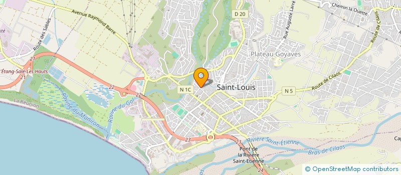 localisation de l'entreprise SCP A.K.S.L.  SAINT-LOUIS