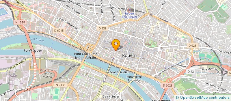 localisation de l'entreprise SCP AGUERA à ROUEN