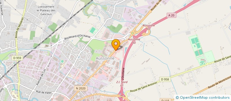 localisation de l'entreprise SCP AGUIRRE - BONZOM  MONTAUBAN