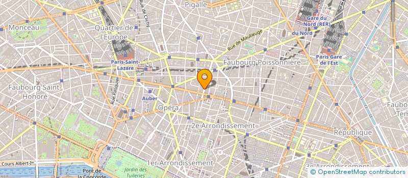 localisation de l'entreprise SCP ALAIN CARDINET ET C KALCK MOREAUX  PARIS