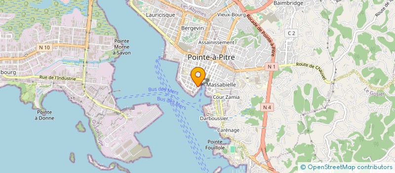 localisation de l'entreprise SCP ALEXANDRE KACY NOTAIRE ASSOCIE à POINTE-A-PITRE