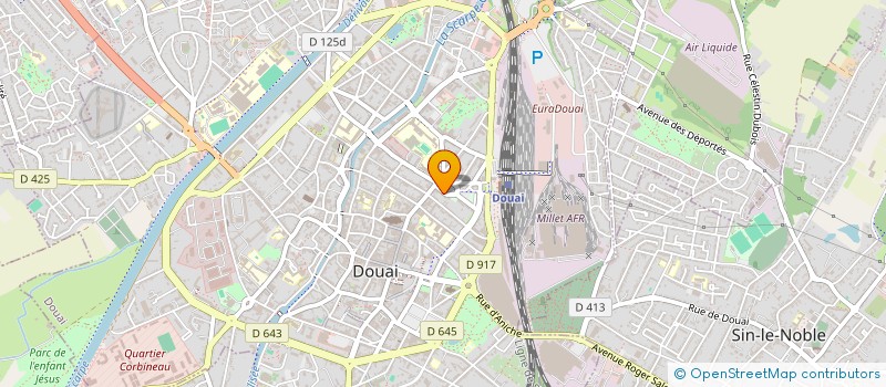 localisation de l'entreprise SCP ALLARD ET ASSOCIES à DOUAI