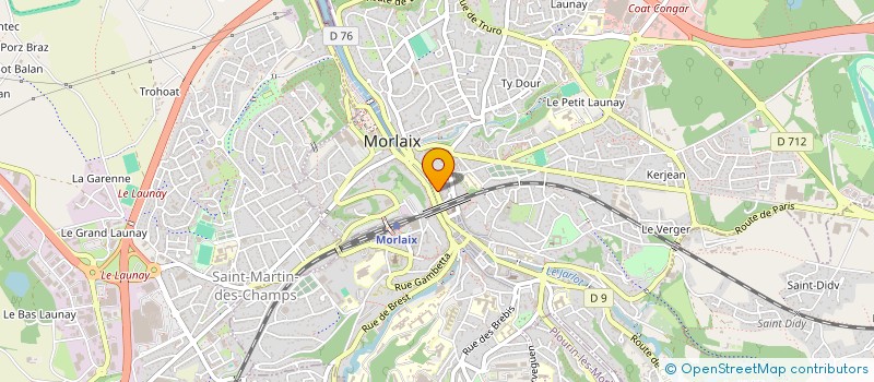 localisation de l'entreprise SCP AMANDINE GODEC - LE PORT ET ANNA MILON, NOTAIRES ASSOCIEES  MORLAIX