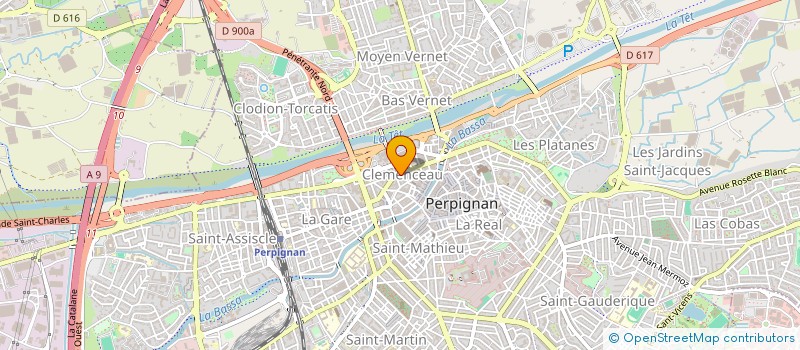 localisation de l'entreprise SCP ANDUZE-ACHER-FAVRE DE THIERRENS  PERPIGNAN