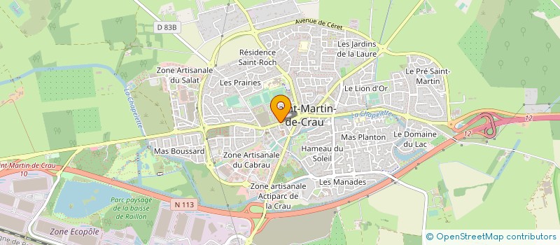 localisation de l'entreprise SCP ANDY CRESTIN ET BERNARD DURAND à SAINT-MARTIN-DE-CRAU