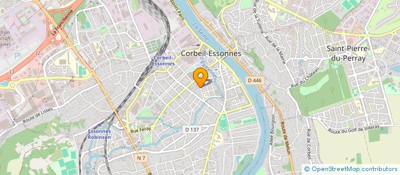 localisation de l'entreprise SCP AOUN SEBAITI SALAGNAC à CORBEIL-ESSONNES
