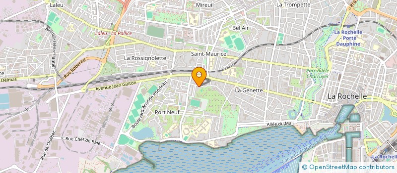 localisation de l'entreprise SCP ARCH BENOIT DU CHAZAUD JM PIETRI à LA ROCHELLE