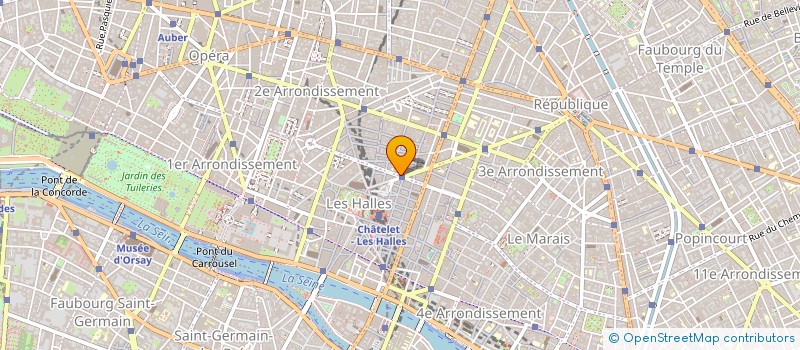 localisation de l'entreprise SCP ARCHITECT REMY GRAU - NOEL TRUDON  PARIS