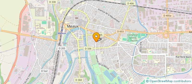 localisation de l'entreprise SCP ARENTS-TRENNEC à MEAUX