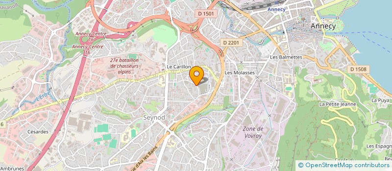 localisation de l'entreprise SCP ARRAULT à ANNECY