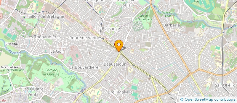 localisation de l'entreprise SCP ATLANTIQUE AVOCATS ASSOCIES BERTRAND SALQUAIN- LAURE KONRAT  SAINT-HERBLAIN