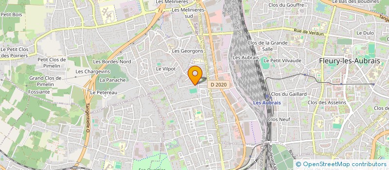 localisation de l'entreprise SCP AUBRUN AND CO à ORLEANS
