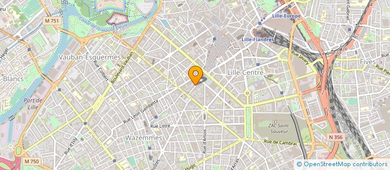 localisation de l'entreprise SCP AUDE MONCHICOURT ET MATHIEU LEROY à LILLE