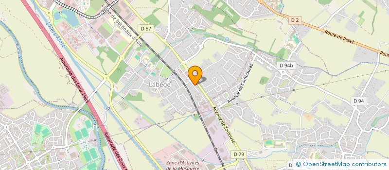 localisation de l'entreprise SCP AUDEGEAN-ASCHER à LABEGE