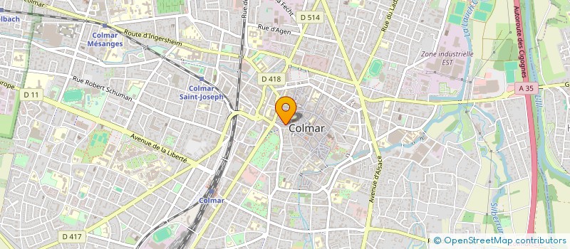 localisation de l'entreprise SCP AURORE LUDWIG ET MARINE GROS, NOTAIRES ASSOCIES  COLMAR