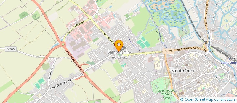 localisation de l'entreprise SCP AVET DECOTTE  SAINT-MARTIN-LEZ-TATINGHEM