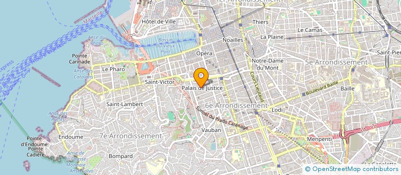 localisation de l'entreprise SCP AVOCATS JL M BONNABEL  MARSEILLE