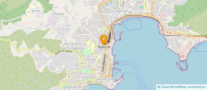 localisation de l'entreprise SCP AVOCATS PERES-CANALETTI-ARMANI à AJACCIO