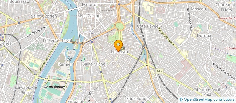 localisation de l'entreprise SCP AVOCATS SOUQUIERES & LABRY à TOULOUSE