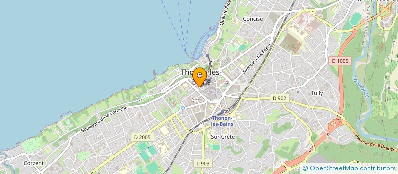 localisation de l'entreprise SCP AVOCATS VOUTAY ET VULLIET à THONON-LES-BAINS