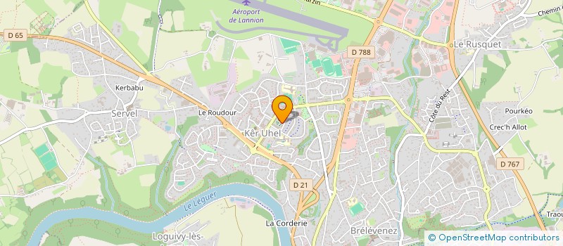 localisation de l'entreprise SCP-AXERECOUVREMENT  LANNION