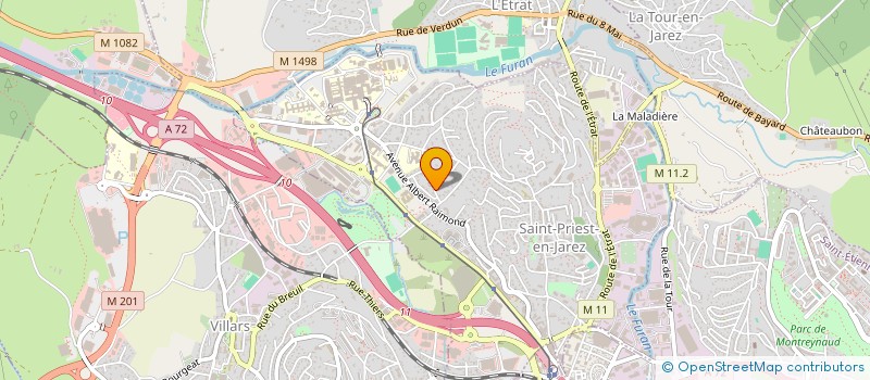 localisation de l'entreprise SCP B-D-C  SAINT-PRIEST-EN-JAREZ