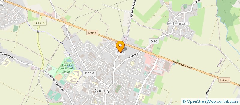 localisation de l'entreprise SCP B PARENT FX DEROUVROY B SAUVAGE à CAUDRY