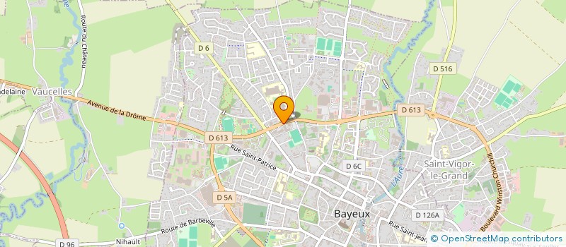 localisation de l'entreprise SCP BAILLEUL REGIS NENTAS AGNES  BAYEUX