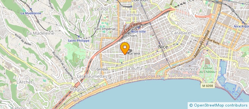 localisation de l'entreprise SCP BARRALE & BRANDI-PARHAD à NICE
