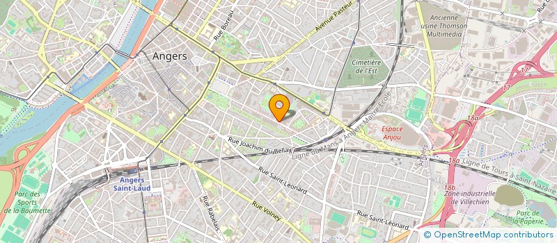 localisation de l'entreprise SCP BARRET ET MENANTEAU AVOCATS ET CONSEILS à ANGERS