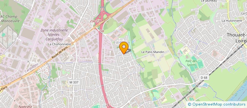 localisation de l'entreprise SCP BAUD  SAINTE-LUCE-SUR-LOIRE