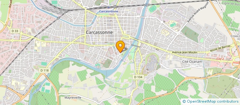 localisation de l'entreprise SCP BELLA VITA à CARCASSONNE