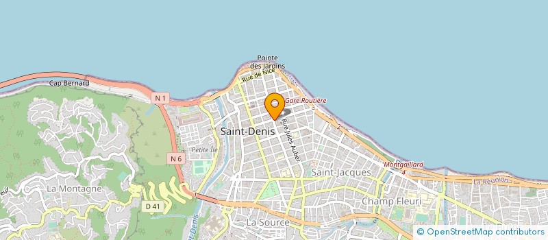 localisation de l'entreprise SCP BELLANGER-LOCATE-VIRAPOULLE-RAMASSAMY-HOAREAU à SAINT-DENIS