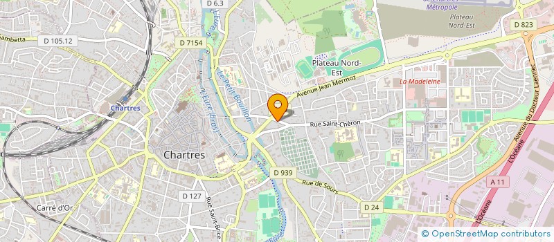 localisation de l'entreprise SCP BENARFA à CHARTRES
