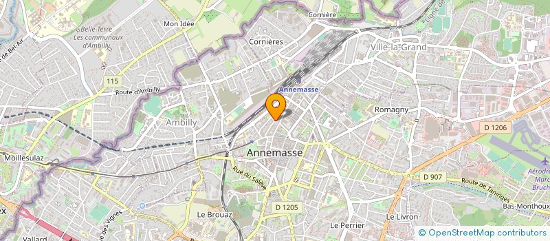 localisation de l'entreprise SCP BENOIST SOCIETE CIVILE PROFESSIONNELLE D'AVOCATS à ANNEMASSE