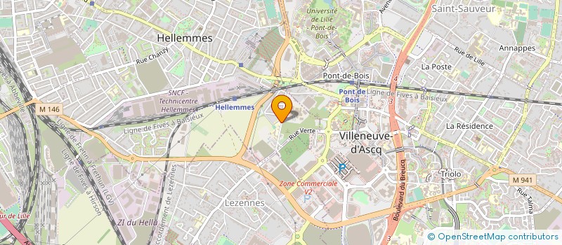 localisation de l'entreprise SCP BERMAR à LILLE