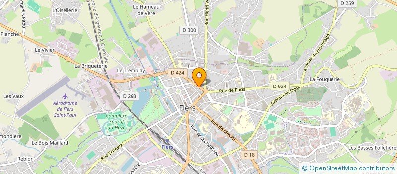 localisation de l'entreprise SCP BERTHOUT GERAULT-MARTIN à FLERS