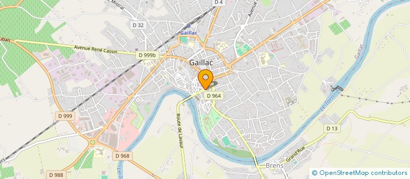 localisation de l'entreprise SCP BERTRAND AVOUSTIN ET ARNAUD GRAFMULLER, COMMISSAIRES DE JUSTICE ASSOCIES  GAILLAC