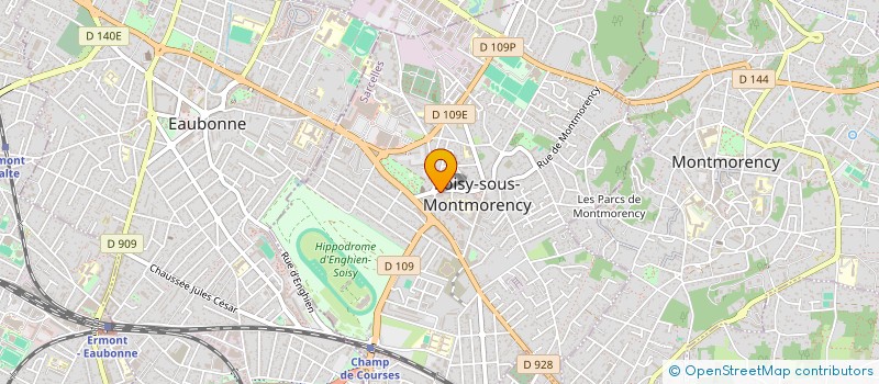 localisation de l'entreprise SCP BODIN VOYARD-LANNES à SOISY-SOUS-MONTMORENCY