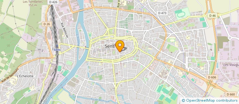 localisation de l'entreprise SCP BOIVIN-LE CHEVOIR- AVOCATS ASSOCIES à SENS