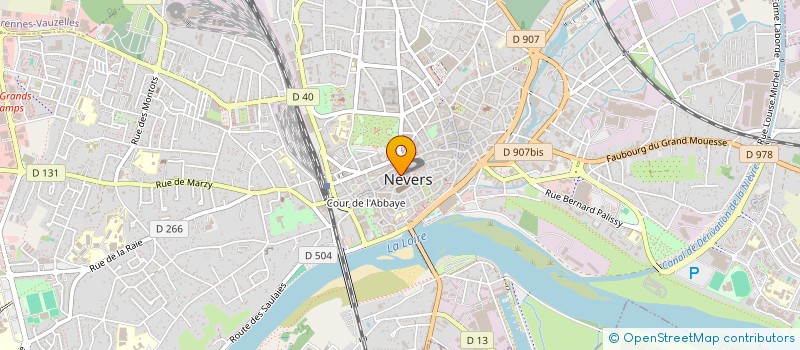 localisation de l'entreprise SCP BON - DE SAULCE LATOUR à NEVERS