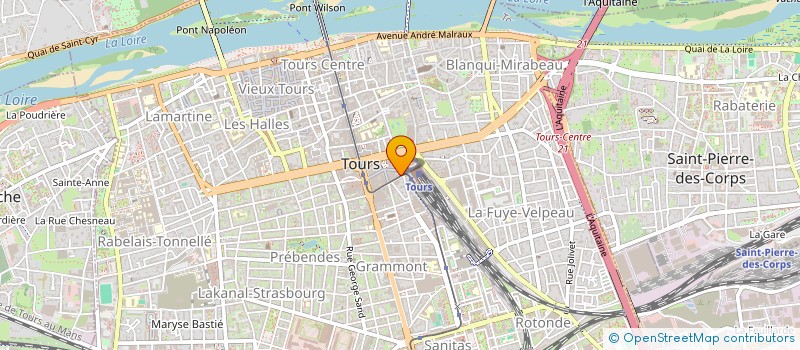 localisation de l'entreprise SCP BOUHOUR BRIAND  TOURS