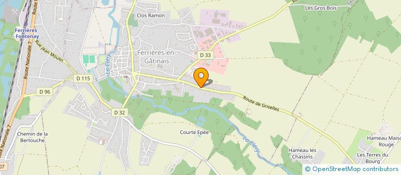 localisation de l'entreprise SCP BOUSSAUL à FERRIERES-EN-GATINAIS