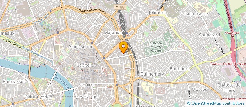 localisation de l'entreprise SCP BOUYSSOU ET ASSOCIES  TOULOUSE