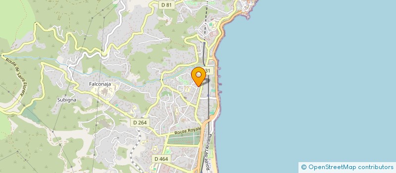 localisation de l'entreprise SCP BRACCONI RUSJAN PAOLONI COGNEAU à BASTIA