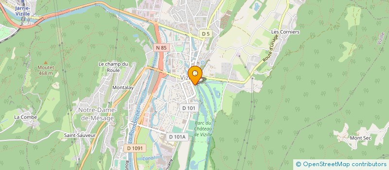 localisation de l'entreprise SCP BRUNO FAURE NOTAIRE ASSOCIE à VIZILLE