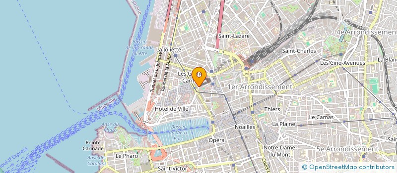 localisation de l'entreprise SCP BRUNO FRANCOISE à MARSEILLE
