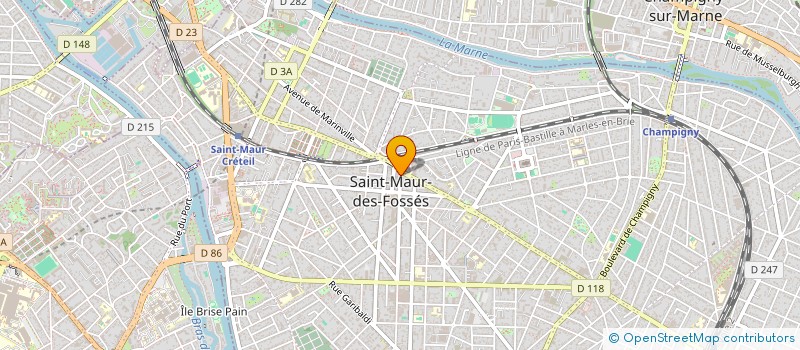 localisation de l'entreprise SCP BUCHBINDER KARSENTI & LAMY à SAINT-MAUR-DES-FOSSES