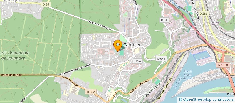 localisation de l'entreprise SCP BUFFETRILLE AUBER BRIAND  CANTELEU