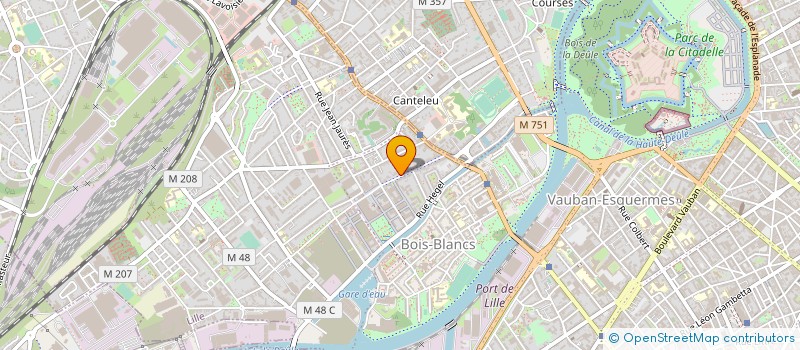 localisation de l'entreprise SCP CA2G à LILLE